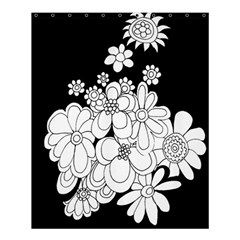 Mandala Calming Coloring Page Shower Curtain 60  X 72  (medium)  by Nexatart