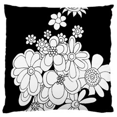 Mandala Calming Coloring Page Standard Flano Cushion Case (two Sides)