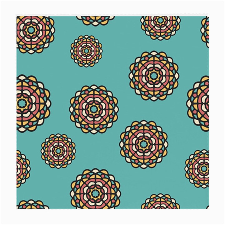 Circle Vector Background Abstract Medium Glasses Cloth (2-Side)