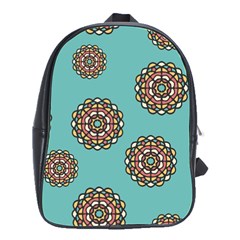 Circle Vector Background Abstract School Bags(large)  by Nexatart