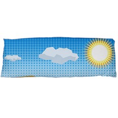 Grid Sky Course Texture Sun Body Pillow Case (Dakimakura)