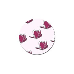 Magnolia Seamless Pattern Flower Golf Ball Marker (4 Pack) by Nexatart