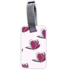 Magnolia Seamless Pattern Flower Luggage Tags (one Side)  by Nexatart