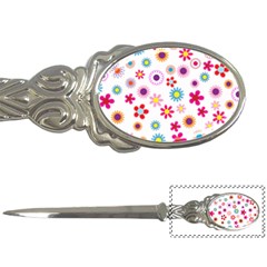 Floral Flowers Background Pattern Letter Openers by Nexatart