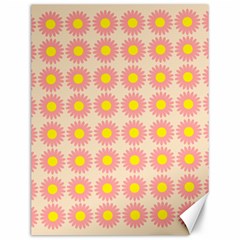 Pattern Flower Background Wallpaper Canvas 12  x 16  