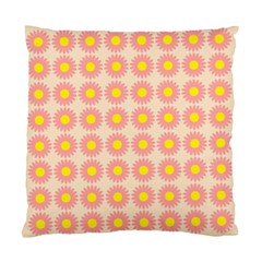 Pattern Flower Background Wallpaper Standard Cushion Case (One Side)