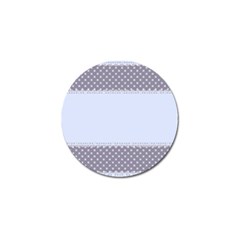 Blue Modern Golf Ball Marker