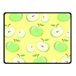 Apples Apple Pattern Vector Green Fleece Blanket (Small) 50 x40  Blanket Front