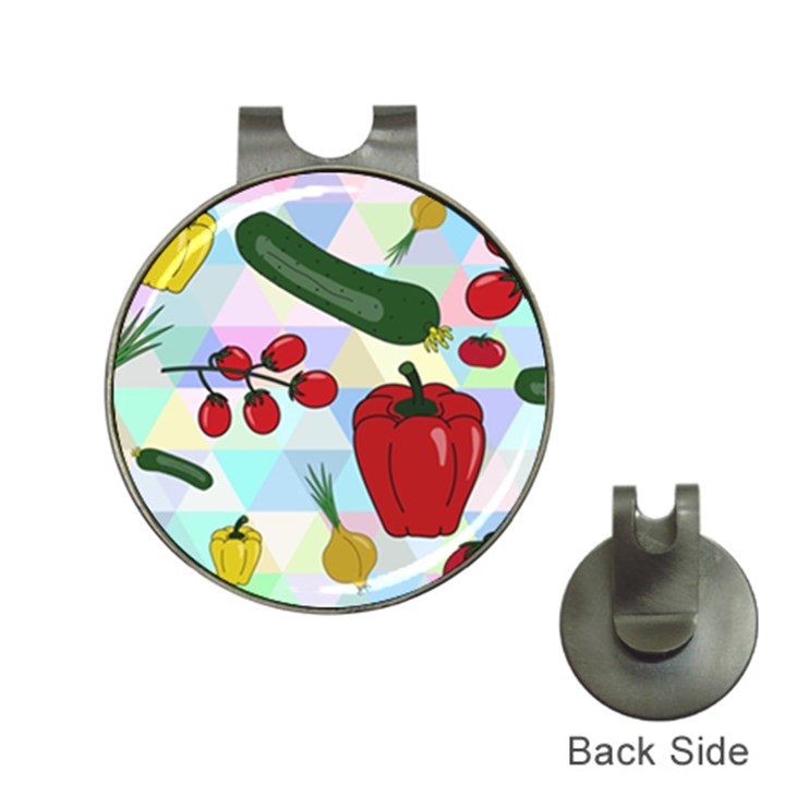 Vegetables Cucumber Tomato Hat Clips with Golf Markers