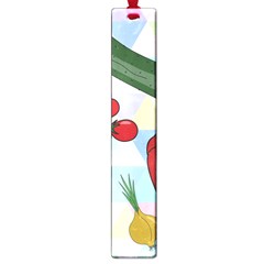 Vegetables Cucumber Tomato Large Book Marks by Nexatart