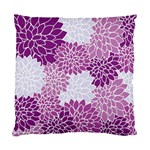 Floral Wallpaper Flowers Dahlia Standard Cushion Case (Two Sides) Front