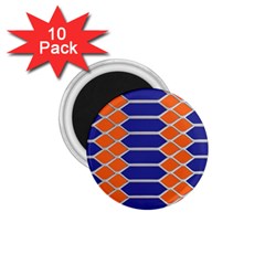 Pattern Design Modern Backdrop 1.75  Magnets (10 pack) 