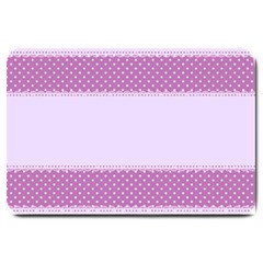 Purple Modern Large Doormat 