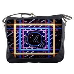 Abstract Sphere Room 3d Design Messenger Bags by Nexatart