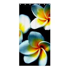 Flowers Black White Bunch Floral Shower Curtain 36  x 72  (Stall) 