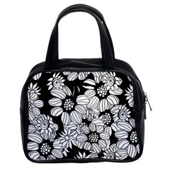 Mandala Calming Coloring Page Classic Handbags (2 Sides)