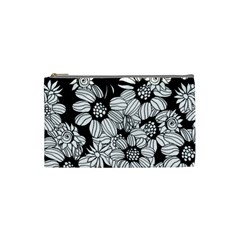 Mandala Calming Coloring Page Cosmetic Bag (small)  by Nexatart