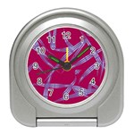 Background Vector Texture Pattern Travel Alarm Clocks Front