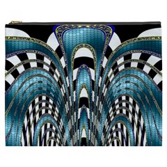 Abstract Art Design Texture Cosmetic Bag (xxxl)  by Nexatart