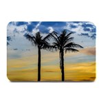 Palm Trees Against Sunset Sky Plate Mats 18 x12  Plate Mat