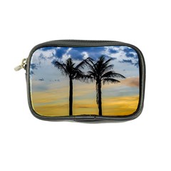 Palm Trees Against Sunset Sky Coin Purse