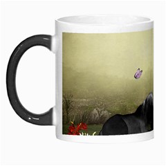 Wonderful Whte Unicorn With Black Horse Morph Mugs by FantasyWorld7