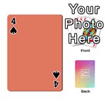 pantoneB13 Playing Cards 54 Designs Front - Spade4