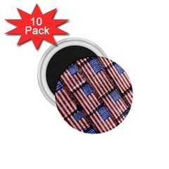 Usa Flag Grunge Pattern 1 75  Magnets (10 Pack)  by dflcprints
