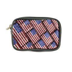 Usa Flag Grunge Pattern Coin Purse by dflcprints