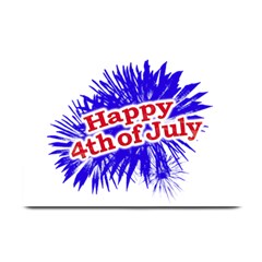 Happy 4th Of July Graphic Logo Plate Mats by dflcprints