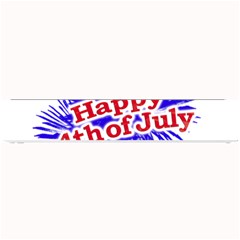 Happy 4th Of July Graphic Logo Small Bar Mats by dflcprints