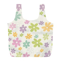 Beautiful Spring Flowers Background Full Print Recycle Bags (l)  by TastefulDesigns