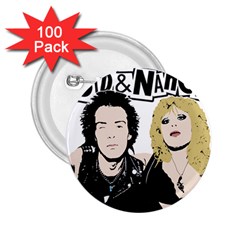 Sid And Nancy 2 25  Buttons (100 Pack)  by Valentinaart