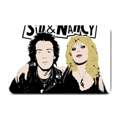 Sid And Nancy Small Doormat  by Valentinaart