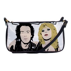 Sid And Nancy Shoulder Clutch Bags by Valentinaart