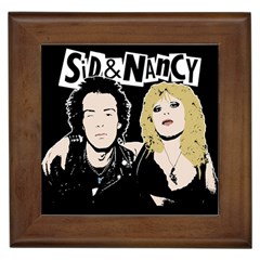 Sid And Nancy Framed Tiles by Valentinaart