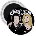 Sid and Nancy 3  Magnets Front