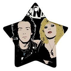 Sid And Nancy Ornament (star) by Valentinaart