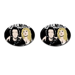 Sid And Nancy Cufflinks (oval) by Valentinaart