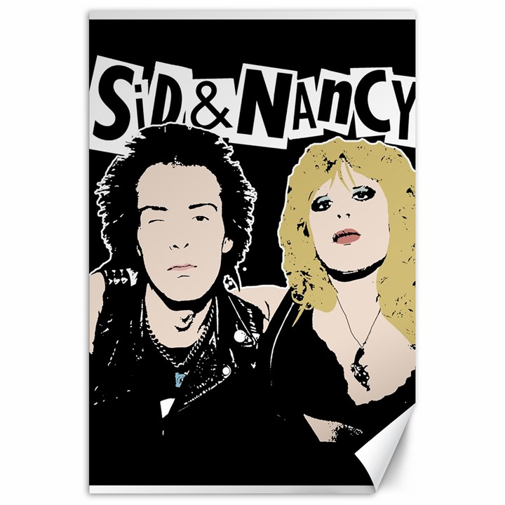 Sid and Nancy Canvas 20  x 30  