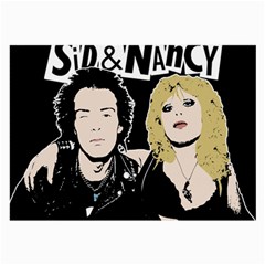 Sid And Nancy Large Glasses Cloth (2-side) by Valentinaart