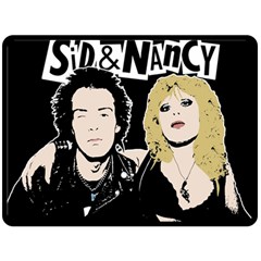 Sid And Nancy Fleece Blanket (large)  by Valentinaart