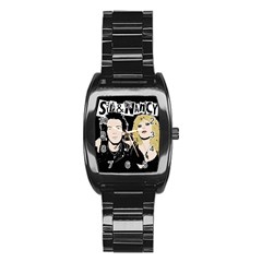 Sid And Nancy Stainless Steel Barrel Watch by Valentinaart