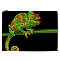 Chameleons Cosmetic Bag (xxl)  by Valentinaart