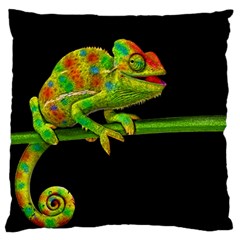 Chameleons Standard Flano Cushion Case (one Side) by Valentinaart