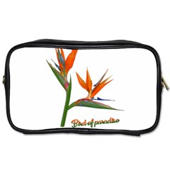 Bird Of Paradise Toiletries Bags by Valentinaart