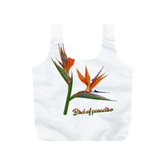 Bird Of Paradise Full Print Recycle Bags (s)  by Valentinaart