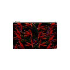 Bird Of Paradise Cosmetic Bag (small)  by Valentinaart