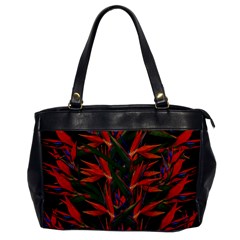 Bird Of Paradise Office Handbags by Valentinaart