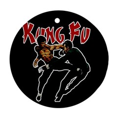 Kung Fu  Round Ornament (two Sides)